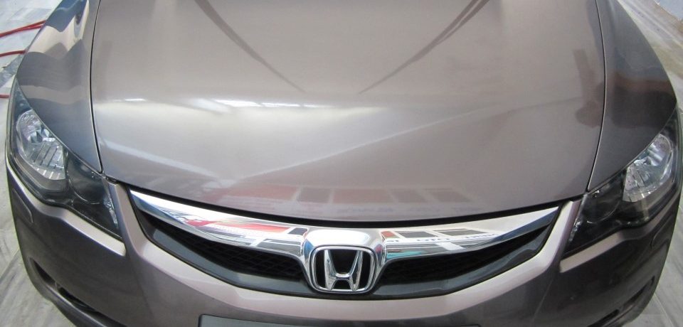Honda civic şeffaf kaput koruma