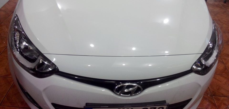 Hyundai i20 şeffaf kaput koruma