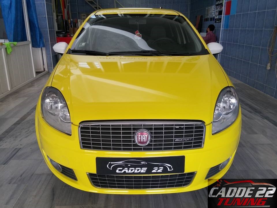 Fiat Linea Sarı Taksi Komple Araç Kaplama