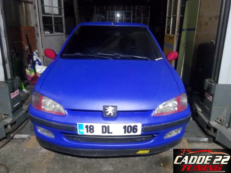 Peugeot 106 Mat Mavi Komple Araç Kaplama